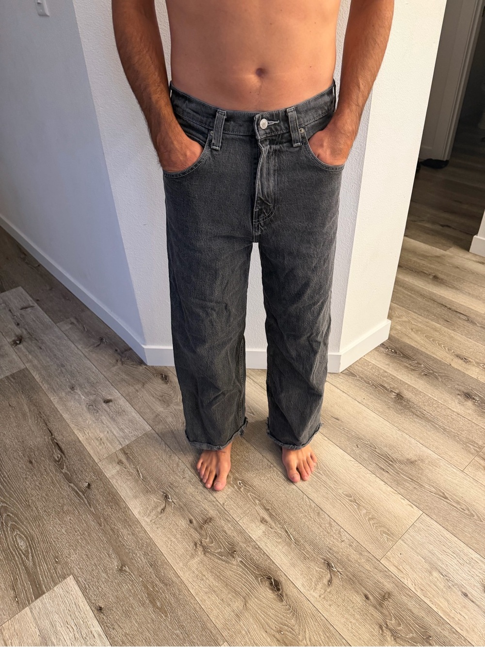 Hollister super baggie jeans